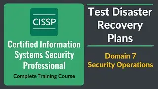 CISSP Test Disaster Recovery Plans - Domain 7 Security Operations | Urdu | Hindi |