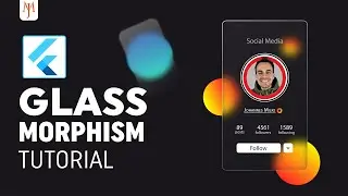 Flutter Glass Morphism | Glass Effect