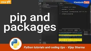 Pip Install in Python: A Step-by-Step Tutorial with package installation example for beginners