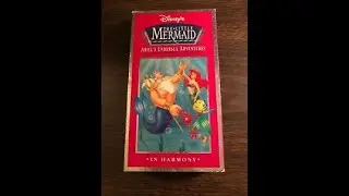 Opening to The Little Mermaid Ariel's Undersea Adventures In Harmony 1993 VHS