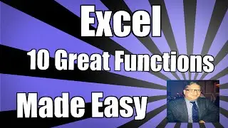 How to use the 10 Most Popular Excel Formulas and Functions - Excel 2010 2007 2013 2016 Tutorial