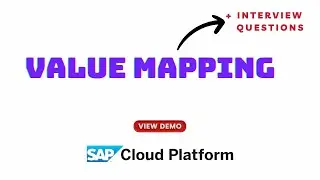 Value Mapping Demo in SAP CPI #sapcpi #valuemapping #outoftheboxea