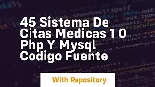 45 sistema de citas medicas 1 0 php y mysql codigo fuente