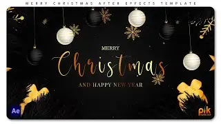 Merry Christmas And Happy New Year Intro - After Effects Templates | Free Download | Pik Templates