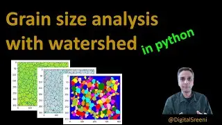 33 - Grain size analysis in Python using watershed