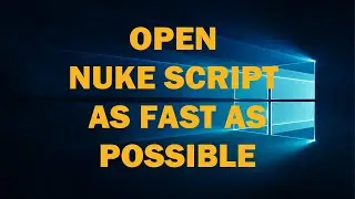 Nuke crashes while opening a workfile? How to open as fast as possible