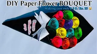 Diy Bouquet 💐 For Teachers Day / Teachers Day Gift 💐Idea #teachersdaygift #craft #teachersday #gift