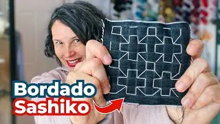 Sashiko Tutorial: Como fazer um lindo Desenho de Bordado Sashiko em 3 etapas