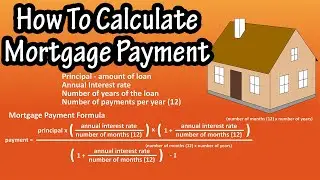 How To Calculate A Mortgage Payment Amount - Mortgage Payments Explained With Formula