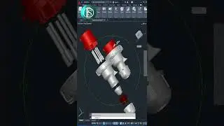 AutoCAD 3D, Exploded View in AutoCAD, Autodesk, 3D Modeling #shorts