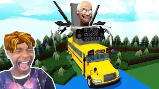 Roblox BUILD A BOAT Funny Moments Memes (SKIBIDI TOILET BUS)