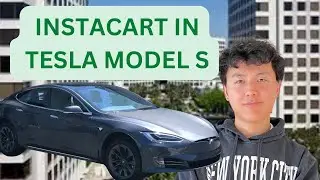 Instacart In Tesla Model S