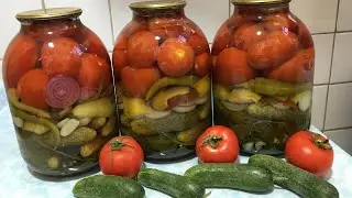 🍅🥒100% zəmanətli,Ləzzətli POMİDOR-XİYAR  TURŞUSU/ Qış hazırlığı