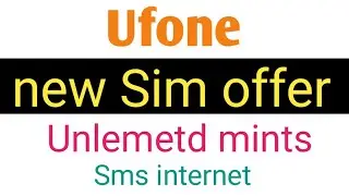 ufone new Sim offer new code 2021 technical Mengal