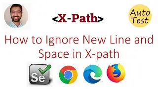 How to Ignore New Line and Space in X-path