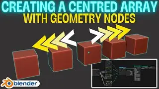 Creating a centred array for Blender - Geometry Nodes