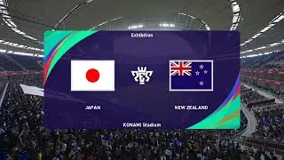 Japan U20 vs New Zealand U20 (03/09/2024) U-20 World Championship PES 2021