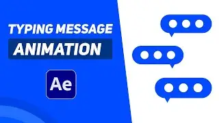 Typing Message Animation - Adobe After Effects 2023 Tutorial