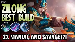 FASTEST MANIAC EVER!! | Zilong Best Build for 2021 | Zilong Gameplay & Build - Mobile Legends