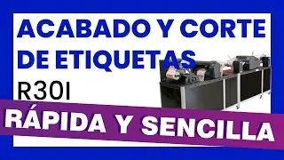 🏷️Sistema de IMPRESIÓN y CORTE de ETIQUETAS Labelcut R30i, totalmente automático