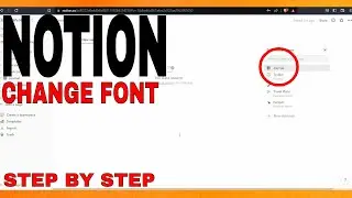 ✅ How To Change Notion Font 🔴