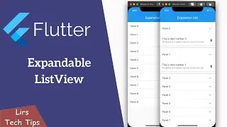 Flutter: Expandable ListView in Flutter