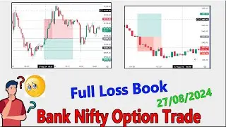 Bank Nifty Options Trade – Loss Booked Due to Wrong Analysis (August 27, 2024) – What Went Wrong?