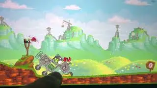 Angry Birds: Red’s Mighty Feathers Bonus Egg Defender Level 3