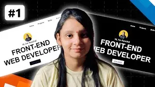 How to Create a Portfolio Website Using HTML CSS JavaScript | lifetime Coding