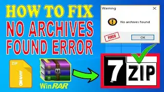 ✔😎👉PAANO ifix ang UNKNOWN FORMAT or DAMAGED WinRar or Zip Files / No archives found ERROR