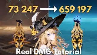 C0 NAVIA Real DMG Tutorial!! Increase Her DMG Genshin Impact