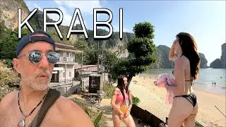 KRABI Thailand Beach Walk to Centara Grand Beach Resort on Ao Nang 🇹🇭
