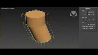 3Ds Max для начинающих. 16-ый урок. Модификатор Skew