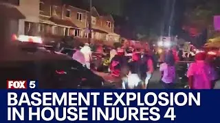 Brooklyn basement explosion in house injures 4, displaces others