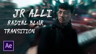 JR Alli Radial Blur TRANSITION Tutorial [After Effects / NO PLUGINS REQUIRED]