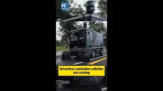 Driverless sanitation vehicles to be put into use in Chinas Guangdong