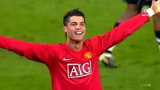 The First HATTRICK Cristiano Ronaldo Scored For Manchester United