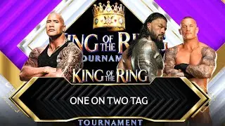 The Rock [FINAL BOSS] vs. Roman Reigns & Randy Orton | 2v1 Handicap Match | WWE 2K24