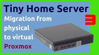 migrate a physical server to a virtual machine on proxmox