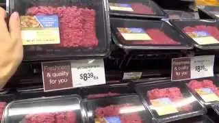 №321 США Аляска Анкоридж Сто сортов мяса в магазине Фред Майер