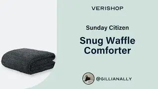 Sunday Citizen Snug Waffle Comforter Review