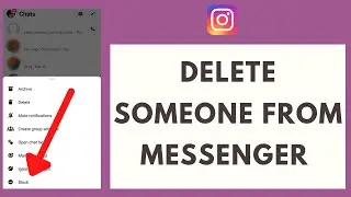 How to Delete /Remove Someone From Messenger