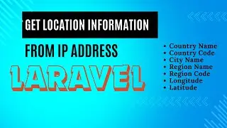 How To Get Location Information With IP Address In Laravel | stevebauman location