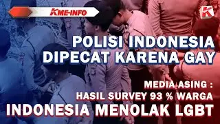 POLISI INDONESIA DIPECAT KARENA GAY, MEDIA ASING: 93% WARGA INDONESIA MENOLAK LGBT
