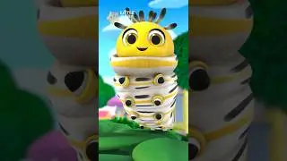 Cute Caterpillar Dance!🐛🌼#babysong #insects  #nurseryrhymes