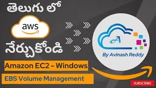 AWS in Telugu : Managing EBS Volumes in Windows Instances