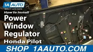 How to Replace Front Window Regulator 03-08 Honda Pilot