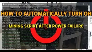 How to automatically start mining script after power Failure / Resume
