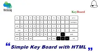 How to make a Simple Keyboard with HTML || HTML CSS || 2022 || keyboard using html css 