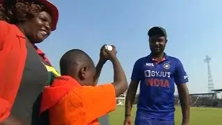 Sanju Samson helping little cancer boy 500 dollar given by zimbabve cricket after match